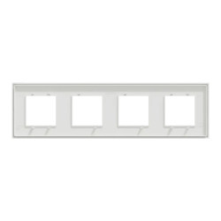 Unica D plaq blanc 4P - NU600818 Schneider Electric