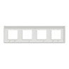 Unica D plaq blanc 4P - NU600818 Schneider Electric