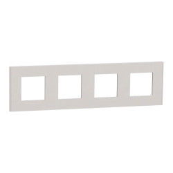 Unica D plaq gris p 4P - NU600824 Schneider Electric