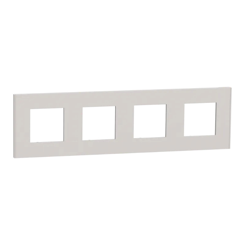 Unica D plaq gris p 4P - NU600824 Schneider Electric