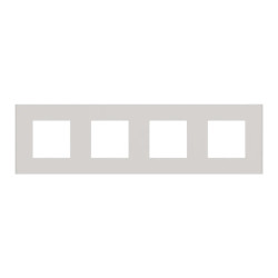 Unica D plaq gris p 4P - NU600824 Schneider Electric