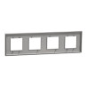 Unica D plaq gris p 4P - NU600824 Schneider Electric