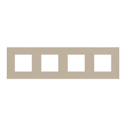 Unica D plaq taupe 4P - NU600826 Schneider Electric