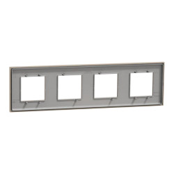 Unica D plaq taupe 4P - NU600826 Schneider Electric