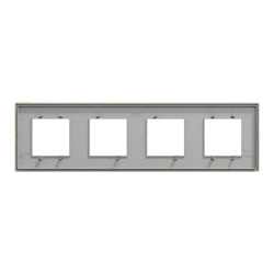 Unica D plaq taupe 4P - NU600826 Schneider Electric