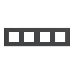 Unica D plaq anth 4P - NU600854 Schneider Electric