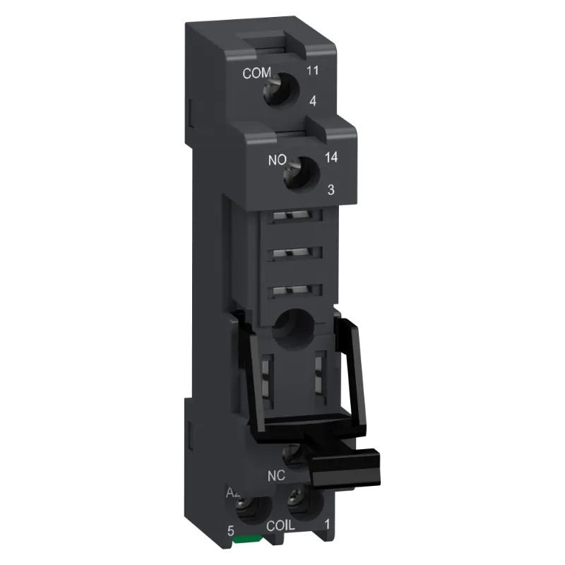 Harmony RXG - Embase push in - 10A - Contacts mixés - relais RXG1 - RGZE05E Schneider Electric