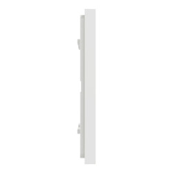 Unica D plaq blanc/argent 2P - NU600440 Schneider Electric