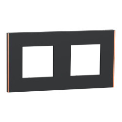 Unica D plaq anth/cuivre 2P - NU600441 Schneider Electric