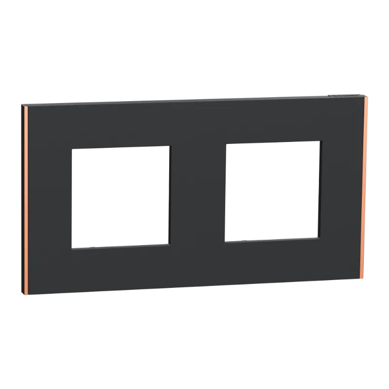 Unica D plaq anth/cuivre 2P - NU600441 Schneider Electric