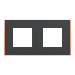 Unica D plaq anth/cuivre 2P - NU600441 Schneider Electric