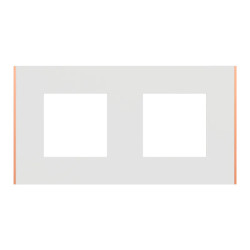 Unica D plaq blanc/cuivre 2P - NU600442 Schneider Electric