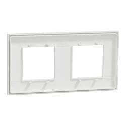 Unica D plaq blanc/cuivre 2P - NU600442 Schneider Electric