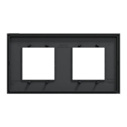 Unica D plaq anth/argent 2P - NU600443 Schneider Electric