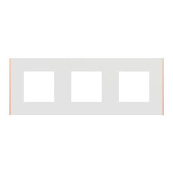 Unica D plaq blanc/cuivre 3P - NU600642 Schneider Electric