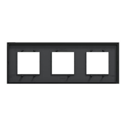 Unica D plaq anth/argent 3P - NU600643 Schneider Electric