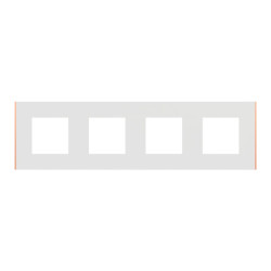 Unica D plaq blanc/cuivre 4P - NU600842 Schneider Electric