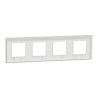 Unica D plaq blanc/cuivre 4P - NU600842 Schneider Electric