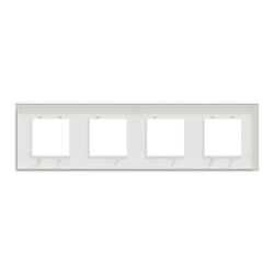 Unica D plaq blanc/cuivre 4P - NU600842 Schneider Electric