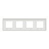 Unica D plaq blanc/cuivre 4P - NU600842 Schneider Electric