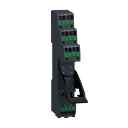 RGZ push-in socket with clamp, separate contact, for RXG2 relays - RGZE08P Schneider Electric