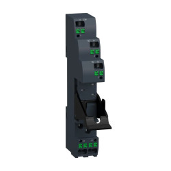 RSZ push-in socket with clamp, separate contact, for RSB1 relays - RSZE05P Schneider Electric