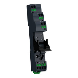 RSZ push-in socket with clamp, separate contact, for RSB1 relays - RSZE05P Schneider Electric