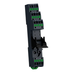 RSZ push-in socket with clamp, separate contact, for RSB2 relays - RSZE08P Schneider Electric