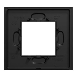 Unica Déco Signature - Plaque finition recyclée - Noir nuancé - 1P - NU600274 Schneider Electric
