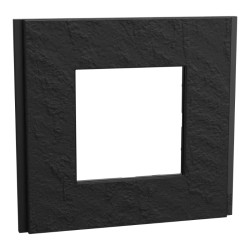 Unica Déco Signature - Plaque de finition - Ardoise - 1P - NU600277 Schneider Electric