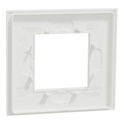 Unica Déco Signature - Plaque de finition - Blanc neige - 1P - NU600279 Schneider Electric