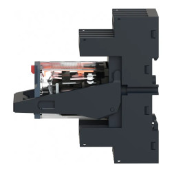 relais + embase 4OF 6A 24VAC - RXM4AB2B7PVM Schneider Electric