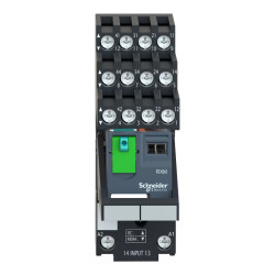 relais + embase 4OF 6A 24VDC - RXM4AB2BDPVS Schneider Electric