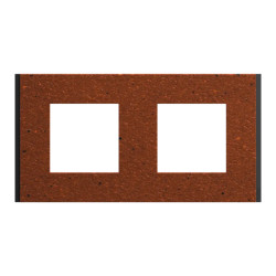 Unica Déco Signature - Plaque de finition - Terracotta - 2P horiz vert - NU600471 Schneider Electric