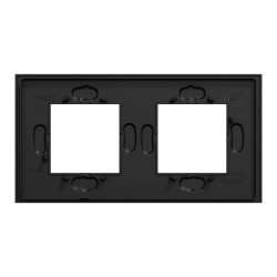 Unica D plaq recycl noir 2P - NU600474 Schneider Electric