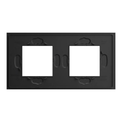 Unica Déco Signature - Plaque de finition - Ardoise - 2P horiz vert - NU600477 Schneider Electric