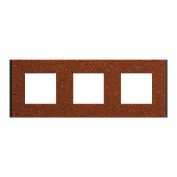 Unica Déco Signature - Plaque de finition - Terracotta - 3P horiz vert - NU600671 Schneider Electric