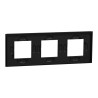 Unica D plaq gomme noire 3P - NU600672 Schneider Electric