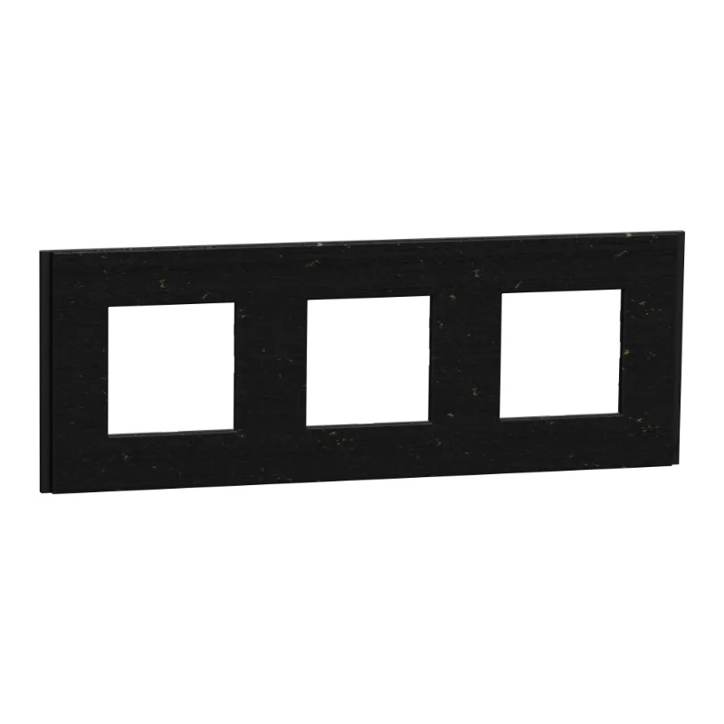 Unica D plaq recycl noir 3P - NU600674 Schneider Electric