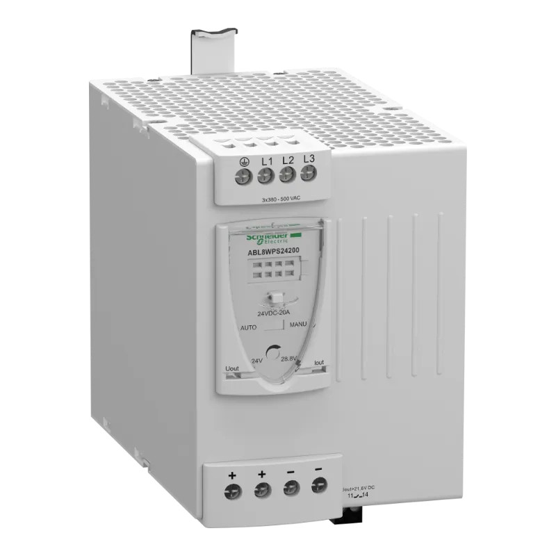 Alimentation 380/500V 24V 20A - ABL8WPS24200 Schneider Electric