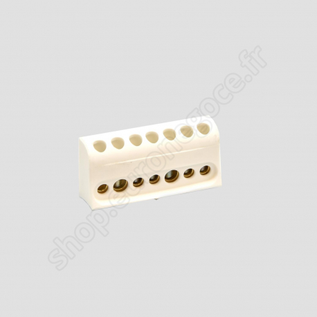 Distribution Blocks  - LGYN1007 - BARRE NEUTRE SUPPL. POUR SBL N 100A 7HOL