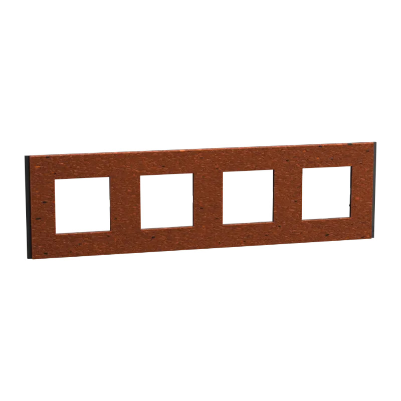 Unica Déco Signature - Plaque de finition - Terracotta - 4P horiz vert - NU600871 Schneider Electric