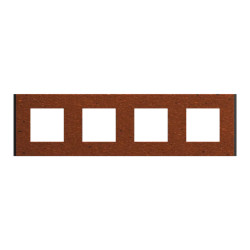 Unica Déco Signature - Plaque de finition - Terracotta - 4P horiz vert - NU600871 Schneider Electric