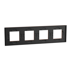 Unica Déco Signature - Plaque de finition - Terracotta - 4P horiz vert - NU600871 Schneider Electric