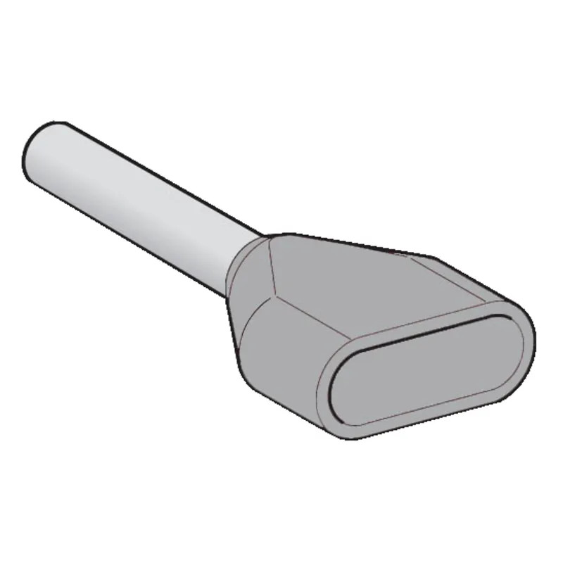 Embout D moyen 2,5mm² gris NF - AZ5DE025 Schneider Electric