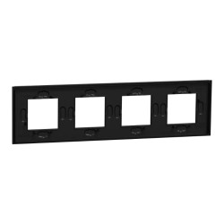 Unica D plaq recycl noir 4P - NU600874 Schneider Electric