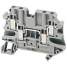 Borne à vis - passant - 4 points - 4mm² - gris - NSYTRV44 Schneider Electric