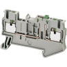 Borne push-in - sectionnable à couteau - 2 points - 2,5mm² - gris - NSYTRP22SC Schneider Electric