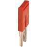Pont enfichable - 2 points - pour bornes 2,5mm² - rouge - NSYTRAL22 Schneider Electric