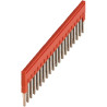 Pont enfichable - 20 points - pour bornes 2,5mm² - rouge - NSYTRAL220 Schneider Electric